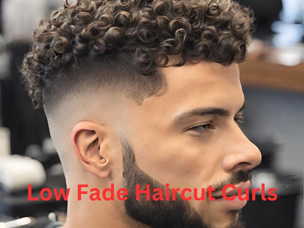 Low Fade Haircut Curls