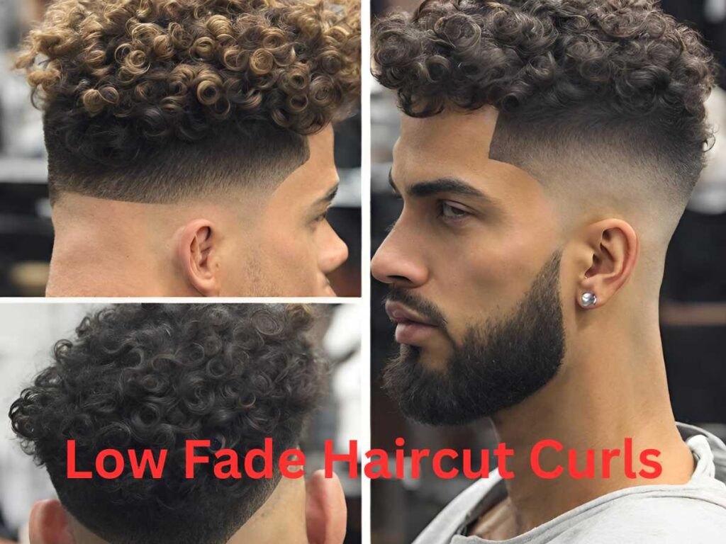 Low Fade Haircut Curls